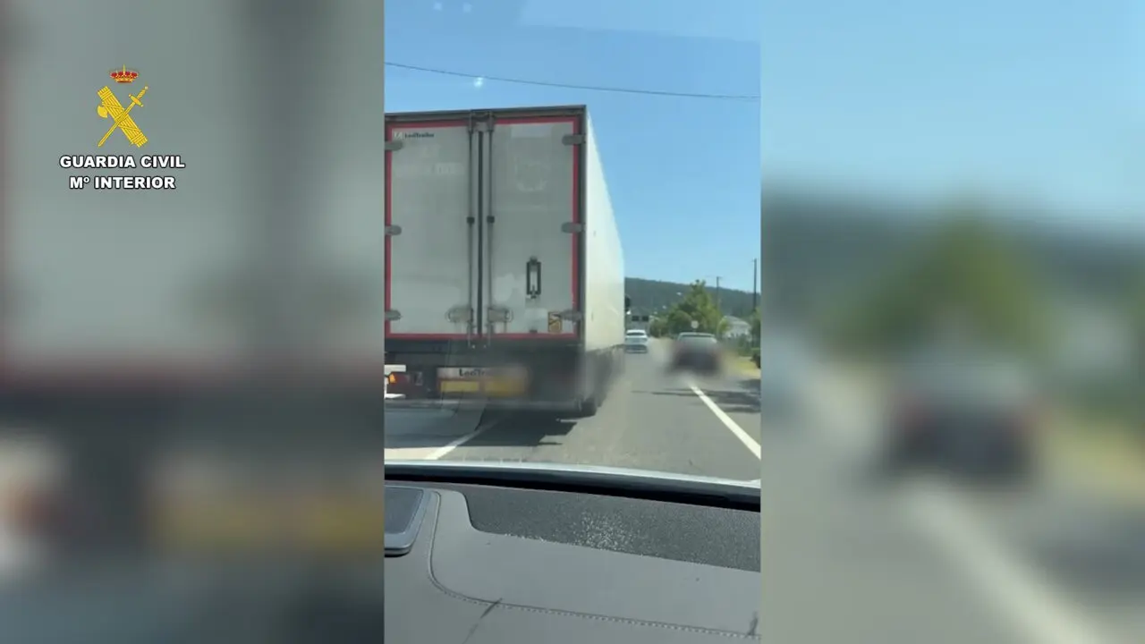 El conductor fue interceptado despu&eacute;s de realizar varias maniobras temerarias en la N-VI
