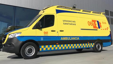 ambulancia atropello Ribadeo
