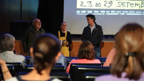 Javier Arias, en el ciclo de cine gallego de la Semana de cine de Lugo