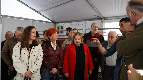 Inauguración de Expolugo, con Maite Ferreiro y Alexandre Penas