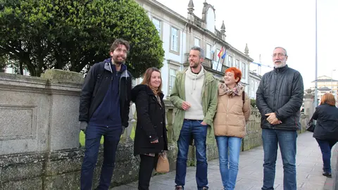 Rubén Arroxo, en la zona de los institutos