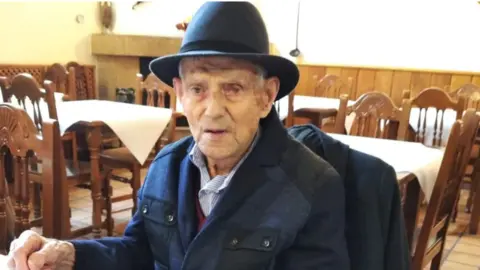 Alfonso Llano, centenario fallecido en Sober