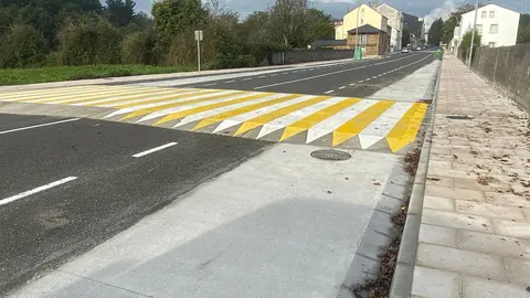 Trabajos de mejora en la Rúa Coronel Andrade de Rábade