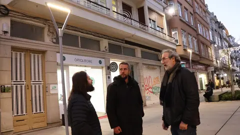 Renovación alumeado en Lugo. Rubén Arroxo