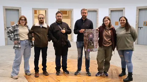 Rubén Arroxo, durante la presentación de la jornada de juegos de mesa y de rol