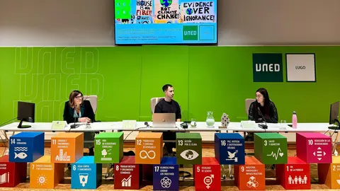 Charla en la UNED de Diego Ferraz