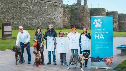 Andaina solidaria en apoyo de las entidades animalistas de Lugo