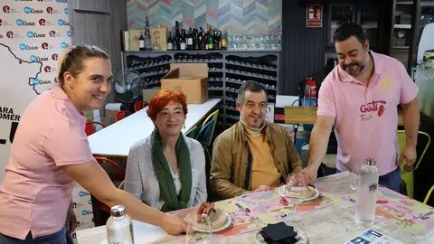 La concelleira Maite Ferreiro, durante la inauguración del Concurso de Tapas de Lugo en El Boni