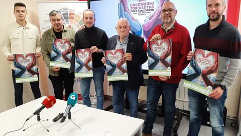 Presentación de la gala Calmando tormentas, en Lugo