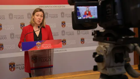 Pilar García Porto, durante su comparecencia