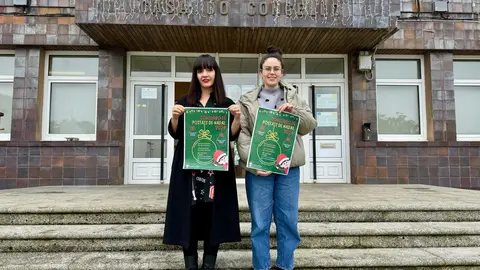 Concurso de postales de Navidad de Vilalba presentado por Marta Rouco y Paula Vigo