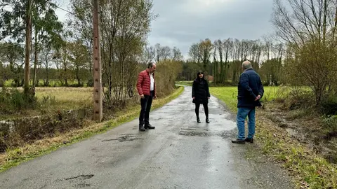 Carretera LU-P-0106 de Vilalba, en Corvelle. Marta Rouco