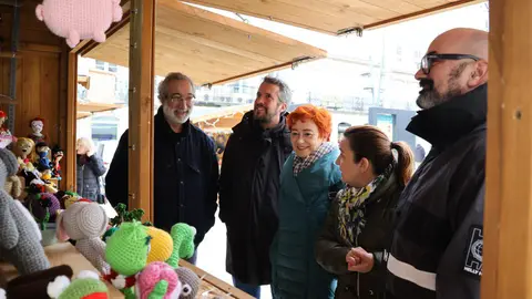 Mercado de Nadal de la Praza de San Marcos