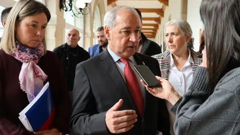 José Tomé, en los pasillos de la Diputación