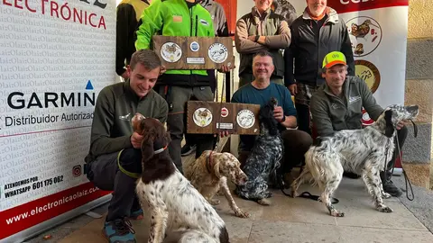 Cazadores de Becada con perro