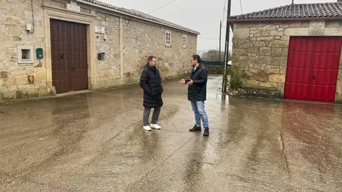 Brais e Iñaki, del BNG de Monterroso