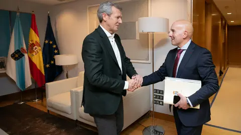 arv reunese co alcalde de friol, jose angel santos sanchez