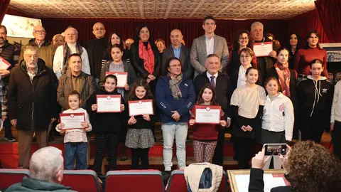 Javier Arias participó en los actos de clausura del Belén