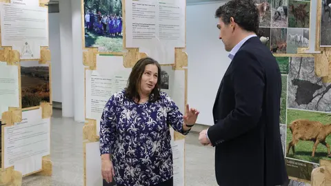 Exposición de silvopastoreo en la Delegación de la Xunta en Lugo