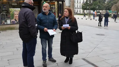 Antón Bao y Maite Ferreiro, del BNG de Lugo