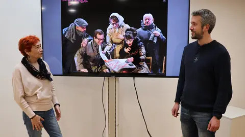 Rubén Arroxo y Maite Ferreiro presentaron la Mostra de Teatro Clásico de Lugo