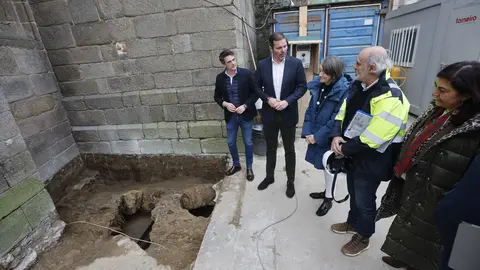 La cloaca romana del siglo IV fue encontrada en las obras que se realizan en la catedral de Lugo