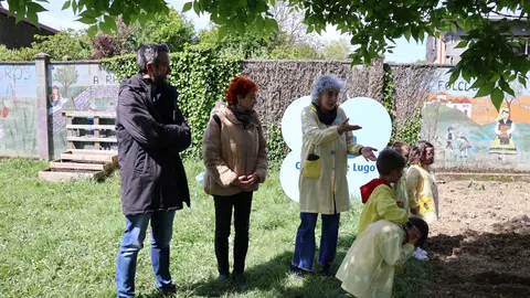 Huertos urbanos en el centro de Lugo