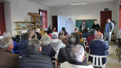 El BNG pone las alegaciones del parque eólico de Satrebares a disposición de los vecinos de Guitiriz