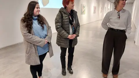 Maite Ferreiro, en una exposición en el MIHL
