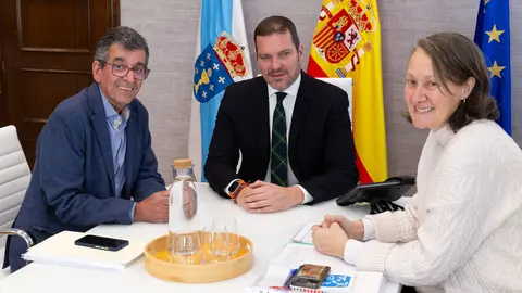 López Campos recibió al alcalde de Sober en San Caetano