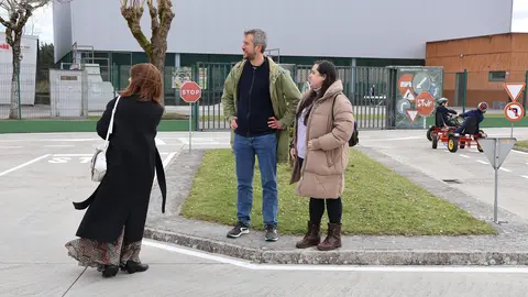 Rubén Arroxo e Iria Buide visitaron el Parque Infantil de Tráfico de Lugo