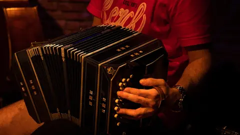Música, acordeón, folk