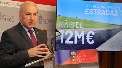 José Tomé, durante la presentación del plan de carreteras