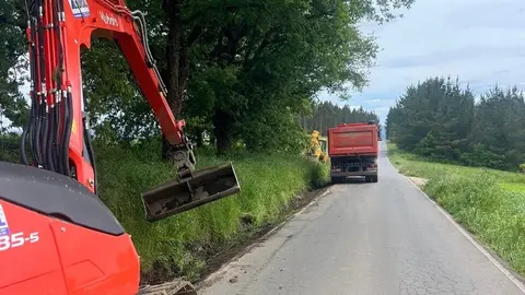 Mejora de la vía provincial LU-P-4902 entre Portomarín y Guntín