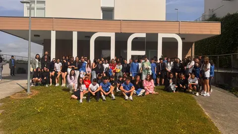 Los alumnos del María Auxiliadora asistieron a la charla de la UNED de Lugo