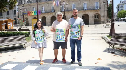 Las actividades de ajedrez fueron presentadas en la Praza Maior