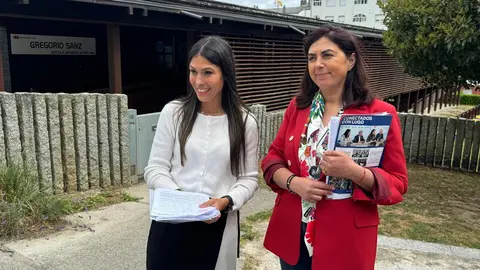 Foto Suspenso Conciliación. Mar Carballas y Elena Candia