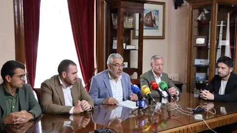 Miguel Fernández, durante la presentación de la inversión de Lugo Transforma en Innogando