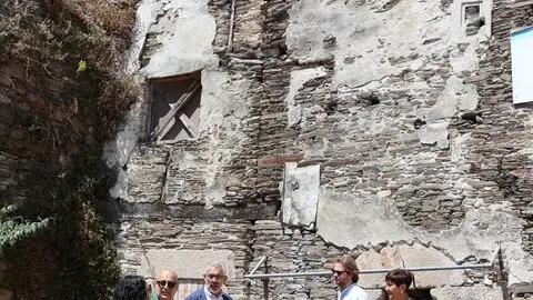 El alcalde de Lugo inspecciona la Casa da Torre