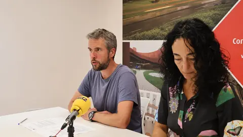 Rubén Arroxo, en rueda de prensa