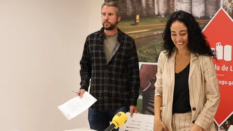 Rubén Arroxo, antes de informar sobre los acuerdos de la Xunta de Goberno