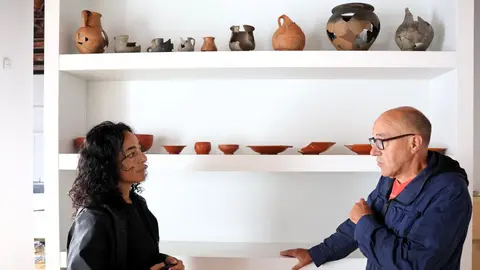 Restos del Vello Cárcere para el futuro Museo da Romanización