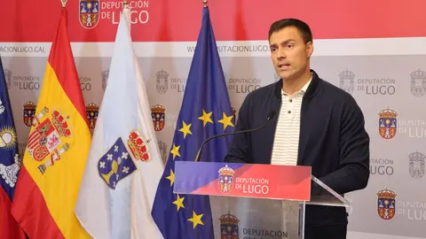 Pablo Rivera, tras la xunta de goberno de la Diputación