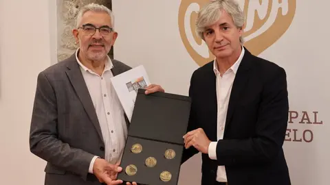 Miguel Fernández, durante la visita a Viana do Castelo