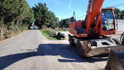 220925 Inicio dos traballos na LU-P-1106