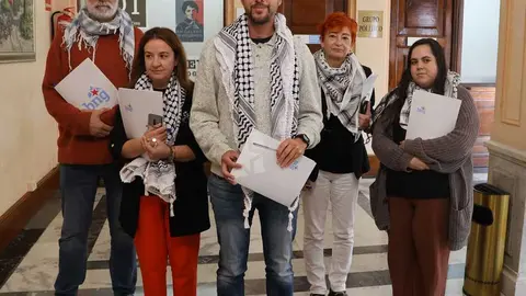 Arroxo, antes del pleno de esta mañana