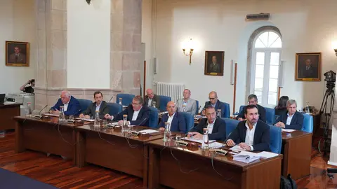 Los diputados provinciales del PP, durante un pleno