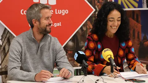 Rubén Arroxo, durante una comparecencia de prensa