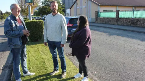Penas, Arroxo y Buide, junto a un radar pedagógico de Lugo