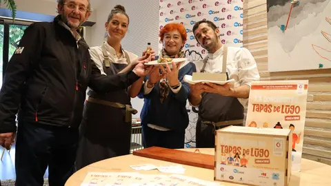 Maite Ferreiro, durante la inauguración del Concurso de Tapas